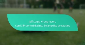 Jeff Louis: Vroeg leven, Carrièreontwikkeling, Belangrijke prestaties
